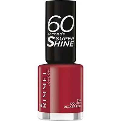 Rimmel 60 Seconds лак за нокти Woman 8 мл 310 Double Decker Red
