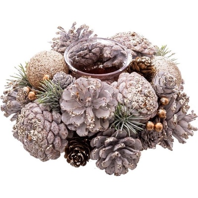 Casa Selección Свещник от пластмаса и стъкло - Casa Selección (721630)