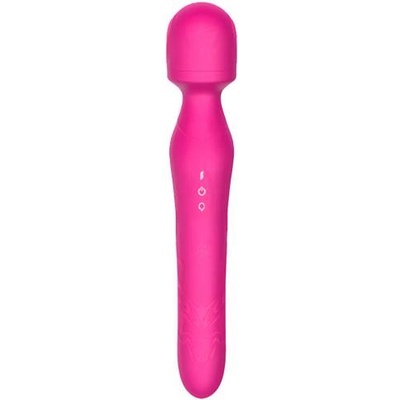 Mokko Вибриращ Wand Масажор от медицински силикон "CLAIRE PINK" 23.7 см
