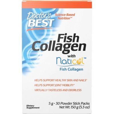 Doctor's Best BEST Fish Collagen | With Naticol [30 Пакета]