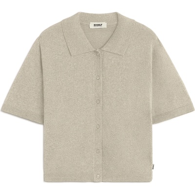 Ecoalf Дамски пуловер Ecoalf Women's Juniper Knit Polo shirt - Stone (117-3517-0114)