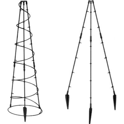 Opora rastlín 3 kusy 37 x 90 cm zelená | jaks