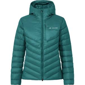 Vaude Дамско пухено яке Vaude Women's Monviso Down Hooded Jacket Down jacket - Dark Fjord Green - размер 38 (EU) (104-6183-0313)