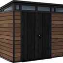 Keter Signature 9x7 Walnut, s podlahou
