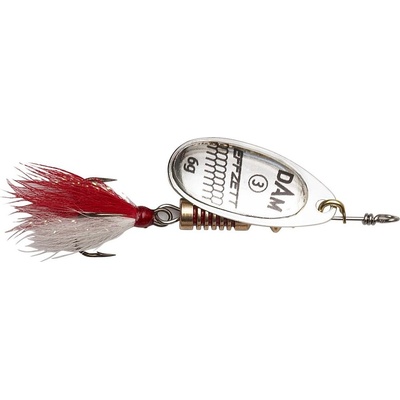 DAM Effzett třpytka Standard Spinner Dressed Silver vel.4 10 g