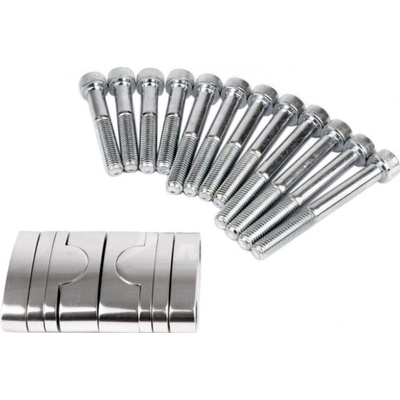 MTZ sada na vyvýšenie 28,6mm riadidiel silver