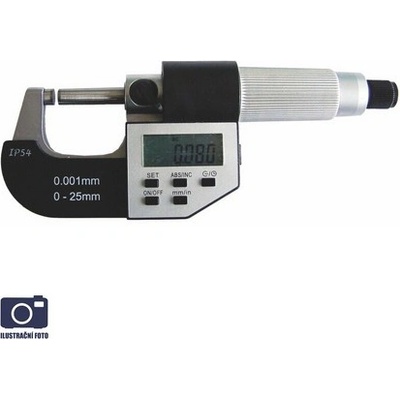 Somet Mikrometr digitální IP54 s dvojitým měřícím tlakem 0-25mm 906-050