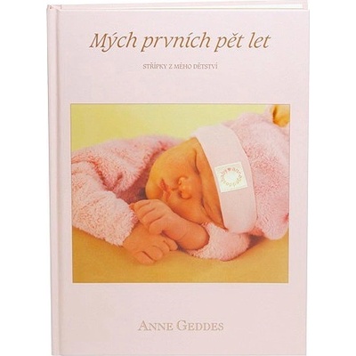 Kniha Mých Prvních Pět Let od Anne Geddes růžová