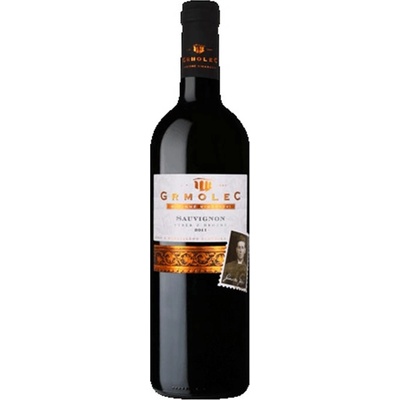 Grmolec Sauvignon pozdní sběr 2019 suché 13% 0,75 l (holá láhev)