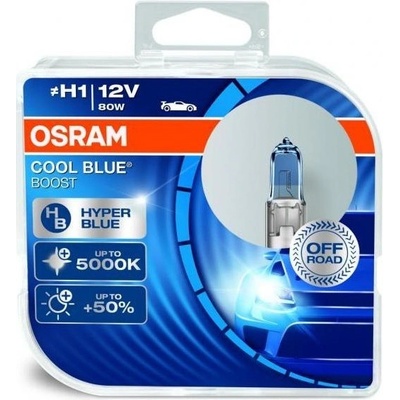 Osram Cool Blue Boost H1 P14,4s 12V 80W 62150CBB-HCB 2 ks