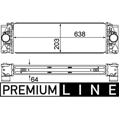 chladič turba MAHLE CI 369 000P