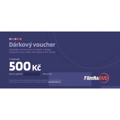 Dárkový poukaz 500 Kč