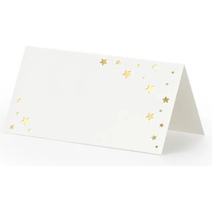 PartyDeco Етикет - Златни звезди 10 бр