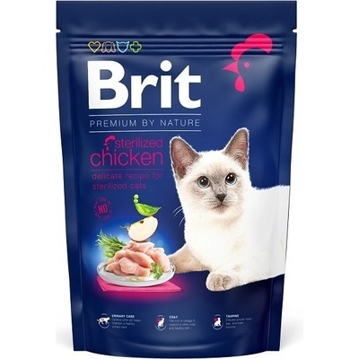 Brit Premium Cat by Nature Sterilized Chicken 800 g