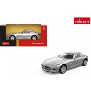 Rastar Метален мини модел Mercedes-Benz SLS AMG (C197) 1: 43, сребрист (58100)