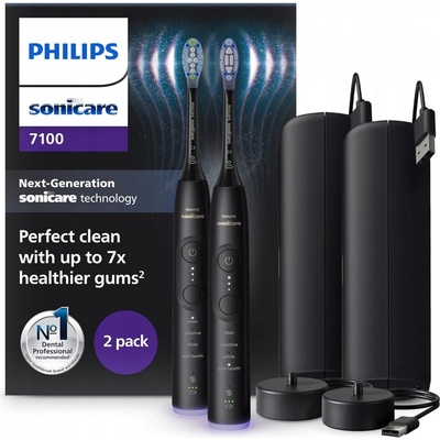 Philips Sonicare 7100 Duo Black + Black HX7429/03