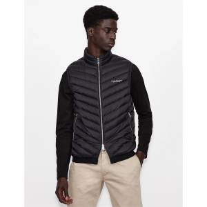 Armani Exchange Елек Armani Exchange Men's Padded Water Resistant Duck Down Gilet - Black 0217