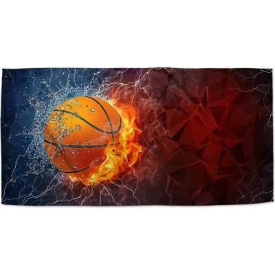 SABLIO Ručník - Basketbalový míč 70x140 cm