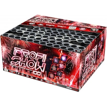 Kompaktní ohňostroj Profi show multi shape 100 ran 20 mm