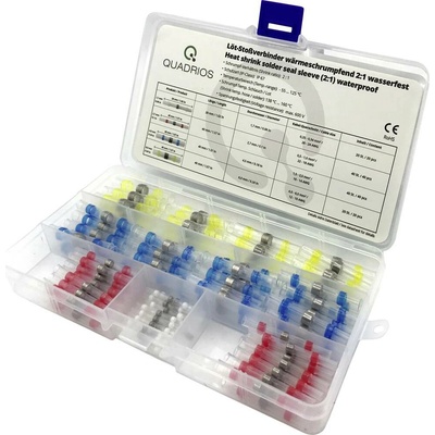 Quadrios 2011C396 krimpovacie spojka 0.25 mm² 6 mm² úplne izolované biela, červená, modrá, žltá 120 ks
