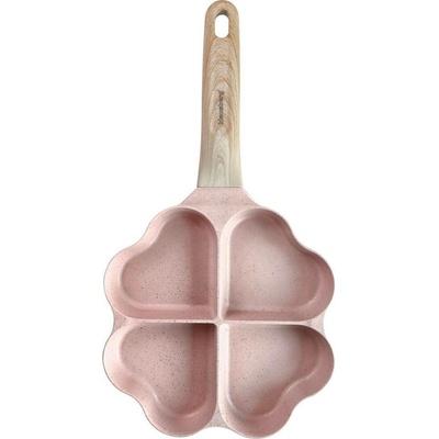 Klausberg Pánev na lívance/volská oka růžová srdce 19 cm