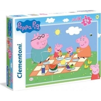 Clementoni Peppa Pig Supercolor 24 Maxi Пъзел 24 броя Анимации (24028 CLEMENTONI) (24028 CLEMENTONI)