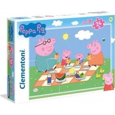 Clementoni Peppa Pig Supercolor 24 Maxi Пъзел 24 броя Анимации (24028 CLEMENTONI)