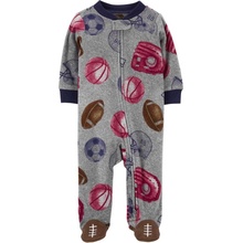 Carter’s Overal na zips fleece Sleep&Play Grey Sports chlapec