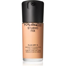 MAC Cosmetics Studio Fix Fluid SPF15 24HR Matte Foundation + Oil Control zmatňujúci make-up SPF15 NW20 30 ml