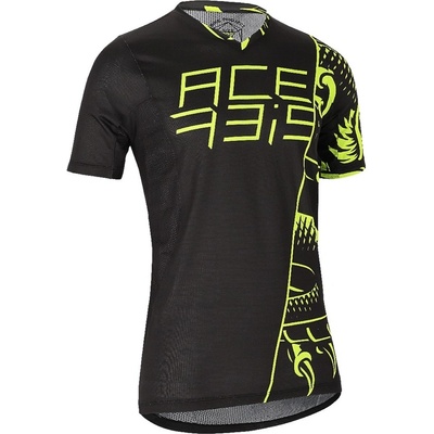 Acerbis COMBAT MTB krátky rukáv čierna/žltá