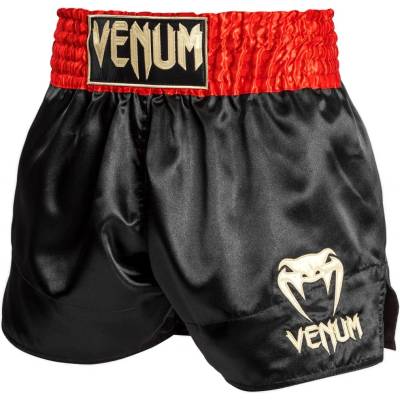 Venum šortky na thajský box Classic černá/červená