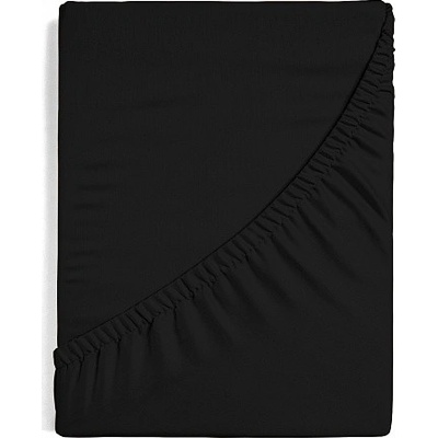 Matějovský napínací prostěradlo jersey Černé 90x100x200