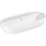 GROHE Essence - Мивка за плот 80х40 см, с преливник, с отвор за смесител, Алпийско бяло 103571SH00 (103571SH00)