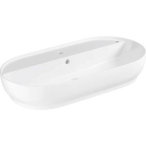 GROHE Essence - Мивка за плот 80х40 см, с преливник, с отвор за смесител, Алпийско бяло 103571SH00 (103571SH00)