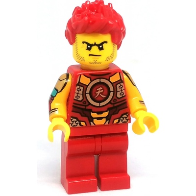 LEGO® LN1668 NOVÁ MINIFIGURKA NINJA ČERVENÉ VLASY