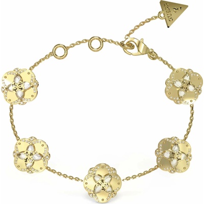 Guess Očarujúce pozlátený náramok Wild Flower JUBB05501JWYGS