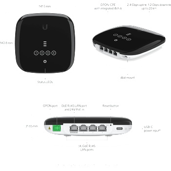 Image 1 of Ubiquiti UFiber GPON (UF-WIFI)