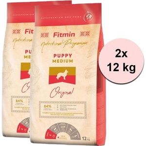 Fitmin Medium Puppy 2 x 12 кг