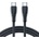 JOYROOM Кабел за данни JOYROOM SURPASS Type-C - Type-C, 25 см, ЧЕРЕН (S-A11 C-C 60W 0.25M BLACK)