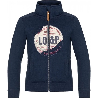 Loap Dubon Chlapecká mikina tmavě modrá