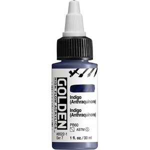 Golden Artist Colors High Flow АКРИЛНА боя Indigo (Anthraquinone) 30 ml 1 бр (0008522-1)