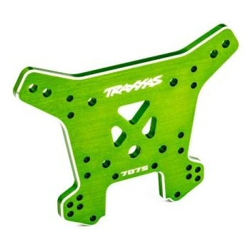 Traxxas предна алуминиева кула за амортисьори зелено анодизирана (за Sledge)