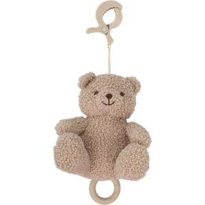 Bimbidreams Бебешка висяща играчка Bimbidreams - Blue Sky, музикално мече, 30 cm (8435629213593)