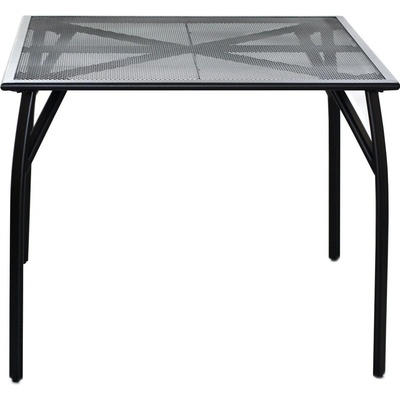 ROJAPLAST Záhradný stôl ZWMT-90 90 x 90 cm čierny