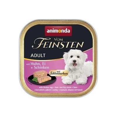 Animonda Vom Feinsten Adult Dog kuřecí vejce a šunka 22 x 150 g