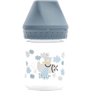 Lorelli Бебешко шише с широко гърло Lorelli My Friend - 125 ml, Cameo Blue (10200850004) - ozone