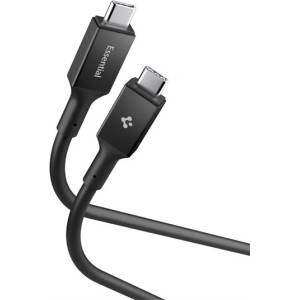 Spigen ESSENTIAL EB10010CC кабел за данни Type-C - Type-C, 100 cm, ЧЕРЕН ACA09459 (ACA09459)