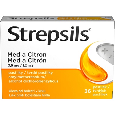 STREPSILS MED A CITRON ORM 0,6MG/1,2MG PAS 36 – Hledejceny.cz