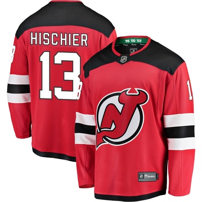 Fanatics Dres New Jersey Devils #13 Nico Hischier Breakaway Alternate Jersey