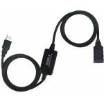 PremiumCord USB Cable PremiumCord USB-A - USB-A 10 m Black (ku2rep10)